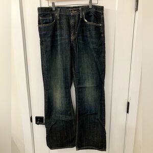Banana Republic Men’s Straight Leg Jeans in Dark Blue Wash Size 33/32 Regular